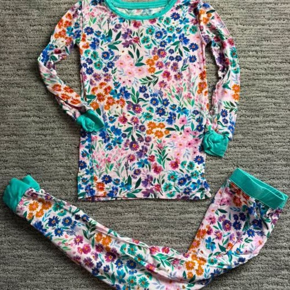 Sweet Pea bamboo pajamas 4T Little Sleepies